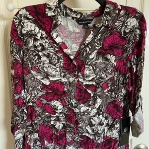 Long Sleeve Floral Button Down Shirt
